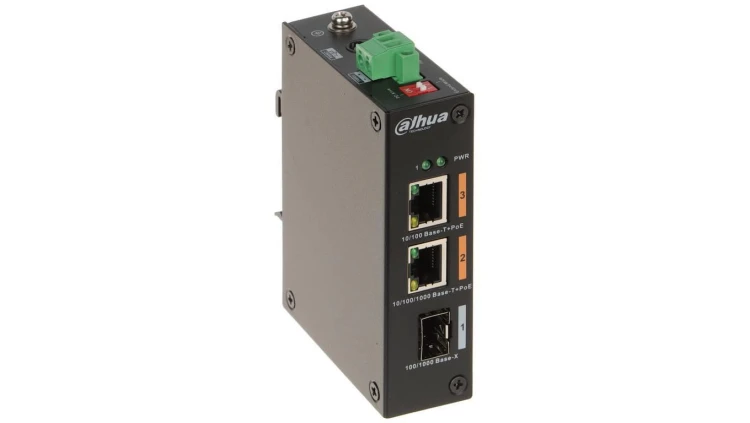 SWITCH POE PFS3103-1GT1ET-60-V2 2-PORTOWY SFP DAHUA