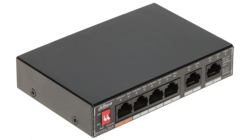 SWITCH POE SG1006P 4-PORTOWY DAHUA