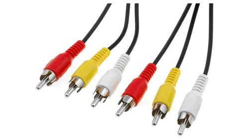 CABLE-521/10 Kabel RCA wtyk x3, z obu stron 10m Pokrycie: niklowany