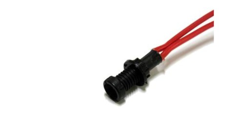 Lampka LED czerwona 230V AC/DC (klosz 3mm)