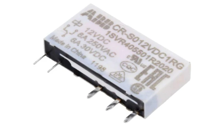 CR-S012VDC1RG Przekaźnik miniaturowy, SPDT, Napięcie Cewki: 12VDC, CR-S, podstawka,THT
