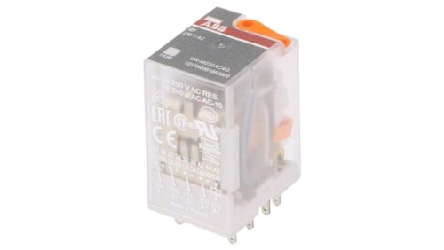 CR-M230AC4G Przekaźnik elektromagnetyczny, 4PDT, Napięcie Cewki: 230VAC, max.250VDC