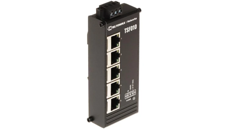 SWITCH PRZEMYSŁOWY TSF010 5-PORTOWY Teltonika