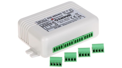 DYSTRYBUTOR MAGISTRALI RS-485 EW-485/4/2/SO Z SEPARACJĄ OPTYCZNĄ