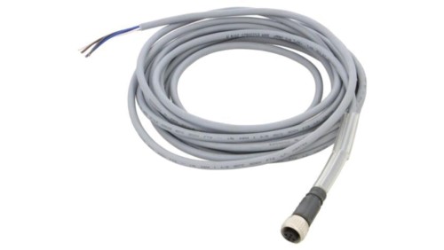 CONE14NF-S5P Przewód przyłączeniowy, PIN: 4, proste, 5m, M12, 250VAC, 4A, Żyły: 4