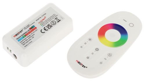 STEROWNIK OŚWIETLENIA LED Z PILOTEM FUT025 2.4 GHz, RGB 12... 24V DC MiBOXER / Mi-Light