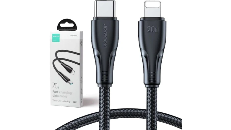 Kabel USB-C / Lightning Joyroom S-CL020A11 120cm 20W w oplocie czarny