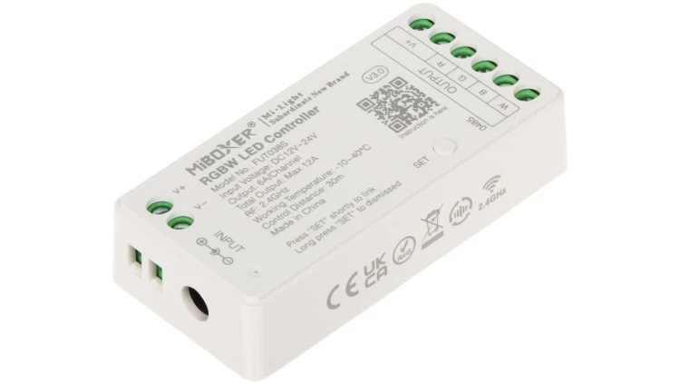 STEROWNIK OŚWIETLENIA LED FUT038S 2.4 GHz, RGBW 12... 24V DC MiBOXER / Mi-Light