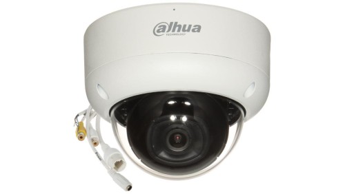Kamera IP 8Mpix/4K, kopułkowa, AI, H.265, IP67, IK10, ob. 2.8mm, IR do 30m, WDR, HLC, SDXC, alarm: 1/1, audio: 1/1, mikrofon, 12