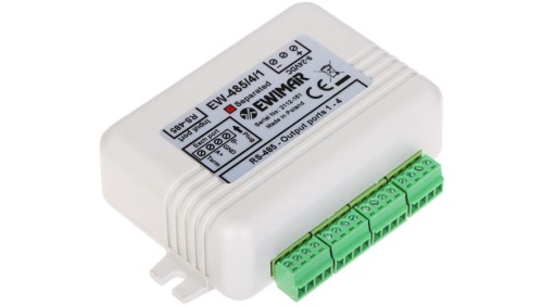 DYSTRYBUTOR MAGISTRALI RS-485 EW-485/4/1/SO Z SEPARACJĄ OPTYCZNĄ