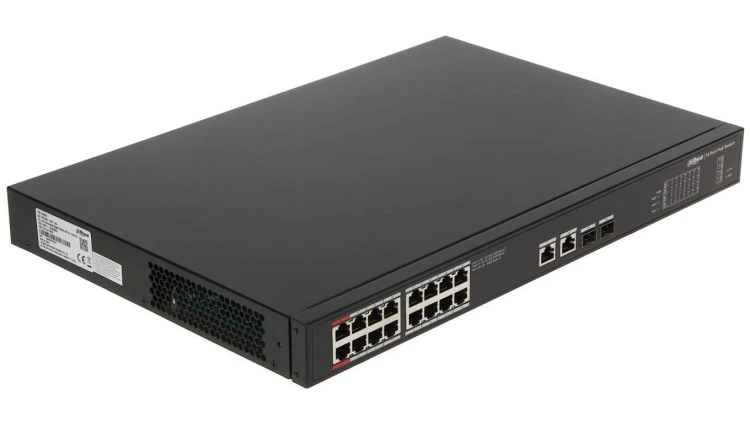 SWITCH PRZEMYSŁOWY POE PFS3220-16GT-240-V2 16-PORTOWY SFP DAHUA