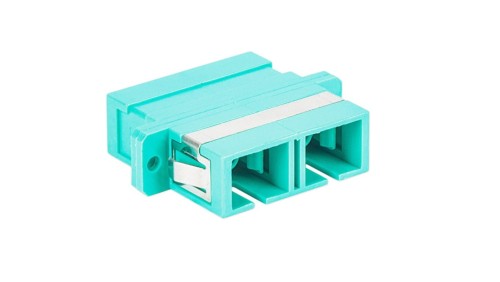 Adapter światłowodowy SC duplex MM, OM3