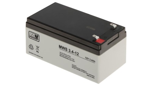 AKUMULATOR 12V/3.4AH-MWS MW Power