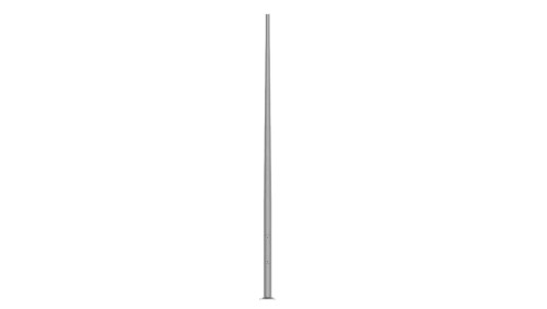 Słup 4m anodowany inox rosa