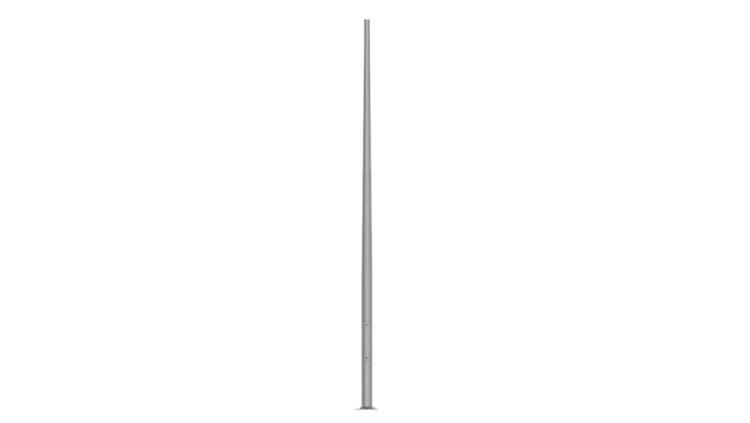 Słup 4m anodowany inox rosa