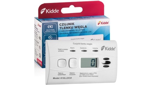 Czujnik czadu z wyświetlaczem Kidde K10LLDCO