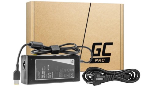 ZASILACZ ŁADOWARKA DO LAPTOPA LENOVO Green Cell PRO AD68P 20V 6,75A 135W Slim Tip