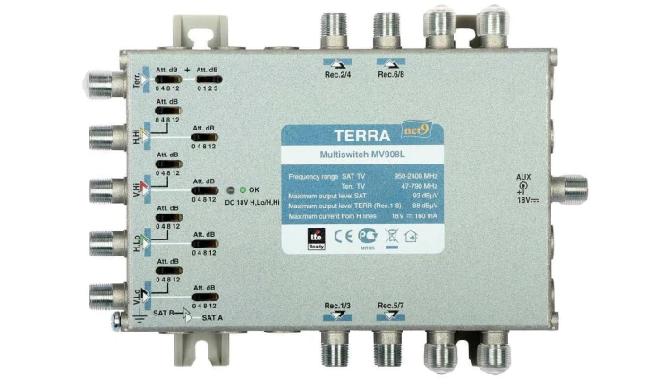MV908L Terra - Multiswitch 9/8 (R70858)