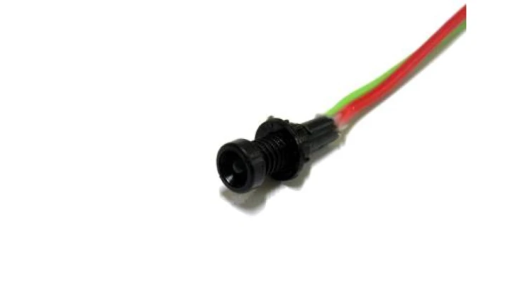 Lampka LED zielona 12-24V AC/DC (klosz 3mm)