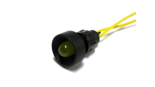 Lampka LED żółta 230V AC/DC (klosz 10mm)