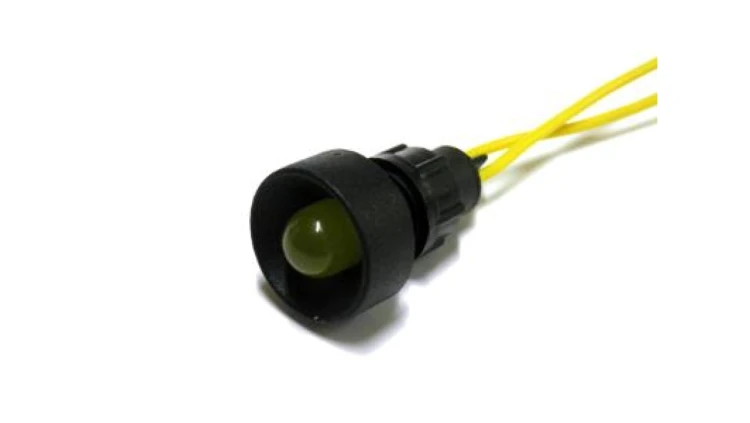 Lampka LED żółta 230V AC/DC (klosz 10mm)