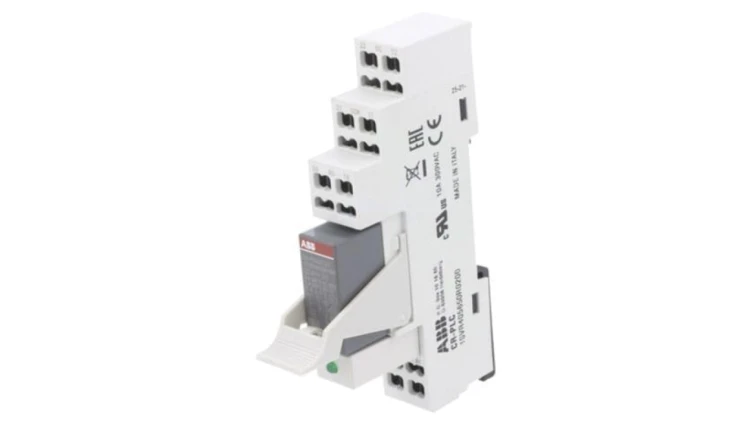 CR-P024DC2GLC42V Przekaźnik interfejsowy, DPDT, Napięcie Cewki: 24VDC, na szynę DIN, CR-P