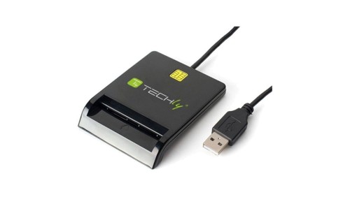 Czytnik kart chipowych smart card USB-A 2.0 techly I-CARD CAM-USB2TY2