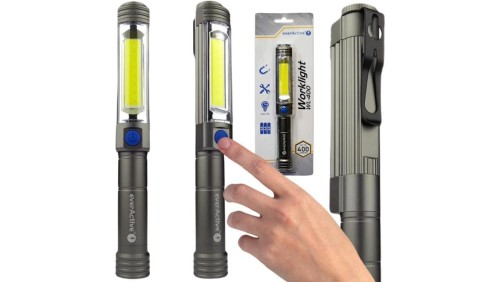 Latarka warsztatowa inspekcyjna COB LED everActive WL-400 5W 400 lumenów IP54 z magnesem