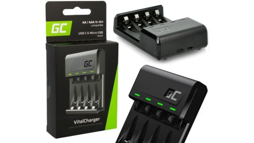 ŁADOWARKA Green Cell VITALCHARGE DO AKUMULATORKÓW AA R6 / AAA R03 Ni-MH GRADGC01