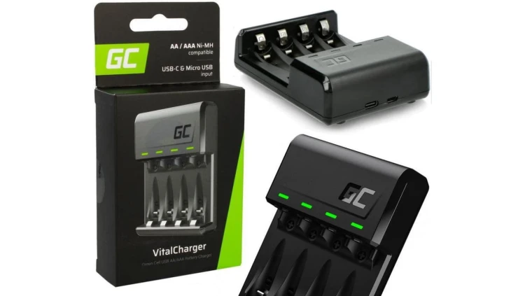ŁADOWARKA Green Cell VITALCHARGE DO AKUMULATORKÓW AA R6 / AAA R03 Ni-MH GRADGC01