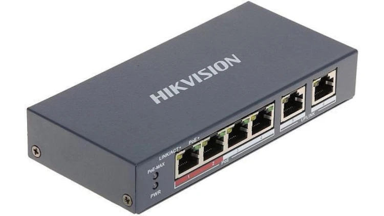 Switch POE DS-3E0106P-E/M 6-portowy HIKVISION