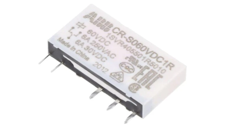 CR-S060VDC1R Przekaźnik miniaturowy, SPDT, Napięcie Cewki: 60VDC, CR-S, podstawka,THT