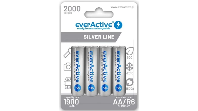Akumulatorki R6 / AA Ni-MH everActive 2000mAh (box 4 szt.)