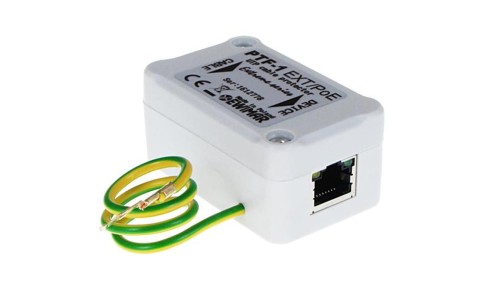 Zabezpieczenie przeciwprzepięciowe 1-kanałowe do kamer IP serii EXTREME EWIMAR PTF-51-EXT/PoE