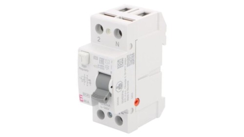 002061212 Wyłącznik różnicowy, Prąd znamionowy: 40A, Iróżn: 30mA, Bieguny: 2, 230V,400V