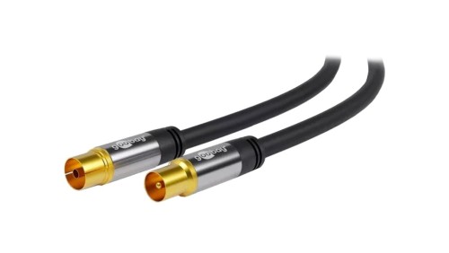 ANT-M/F-1000-BK Kabel 10m PVC czarny 75 Obsługa: 4K, FullHD, UHD 2160p