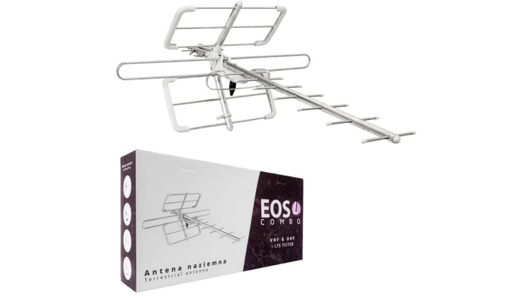 Antena DVB-T/T2 Spacetronik EOS L Combo White (pasywna)
