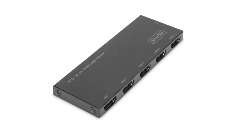Splitter HDMI Rozgałęźnik 1x wejście / 4x wyjście 4K@60 Ultra HD DIGITUS DS-45323