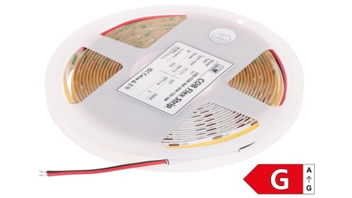 TAŚMA LED LED-COB-12V/8W-WW/5M - 3000K MW Lighting