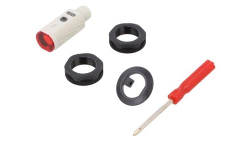 PA18CAT20PAM1SA Czujnik fotoelektryczny, odbiornik, Zasięg: 0÷20m, PNP, 100mA