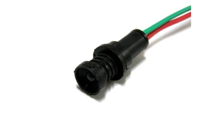 Lampka LED zielona 12-24V AC/DC (klosz 5mm)