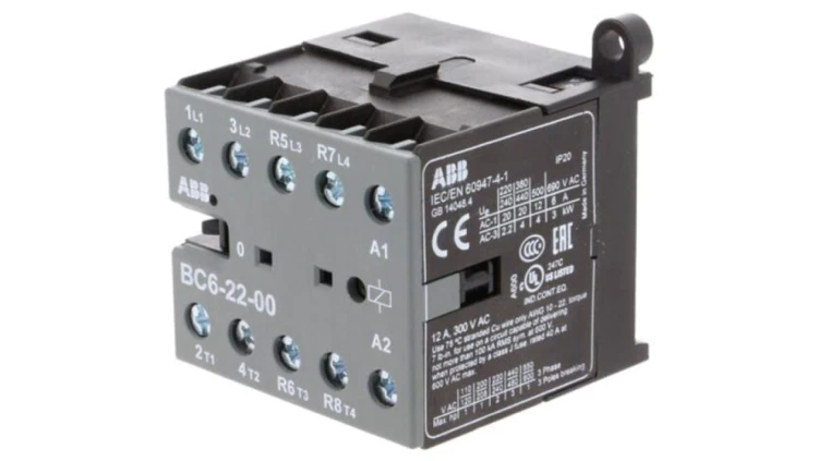 BC6-22-00-01 Stycznik 4-biegunowy, NC x2 + NO x2, 24VDC, 6A, BC6, -20÷55C