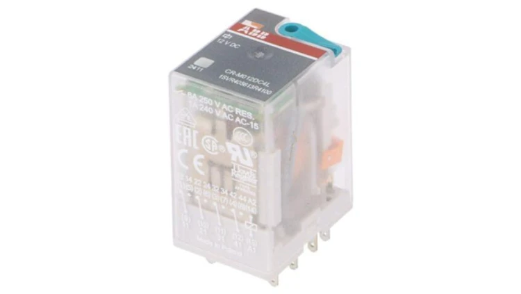 CR-M012DC4L Przekaźnik elektromagnetyczny, 4PDT, Napięcie Cewki: 12VDC, max.250VAC