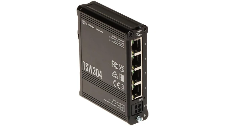 SWITCH PRZEMYSŁOWY TSW304 4-PORTOWY Teltonika