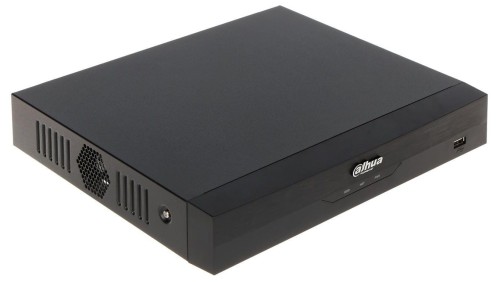 Rejestrator NVR 4xIP, AI, SMD+, FR, 80 Mb/s, 16Mpix, HDMI, VGA, 1x HDD, obudowa metalowa, czarna, 12VDC