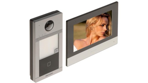 ZESTAW WIDEODOMOFONOWY DS-KIS604-S(C) Hikvision