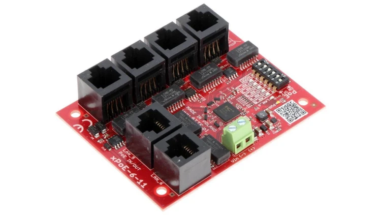 SWITCH POE XPOE-6-11-OF 5-PORTOWY ATTE