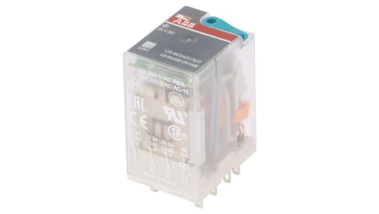 CR-M024DC3LD Przekaźnik elektromagnetyczny, 3PDT, Napięcie Cewki: 24VDC, max.250VAC