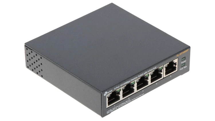 SWITCH POE TL-SF1005P 5-PORTOWY TP-LINK