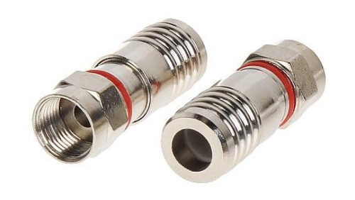 Wtyk F kompresyjny złącze MTC seria 59 RedSteel na kabel CCTV RG59 YAP YAR K60 YWDX /opakowanie 10szt/